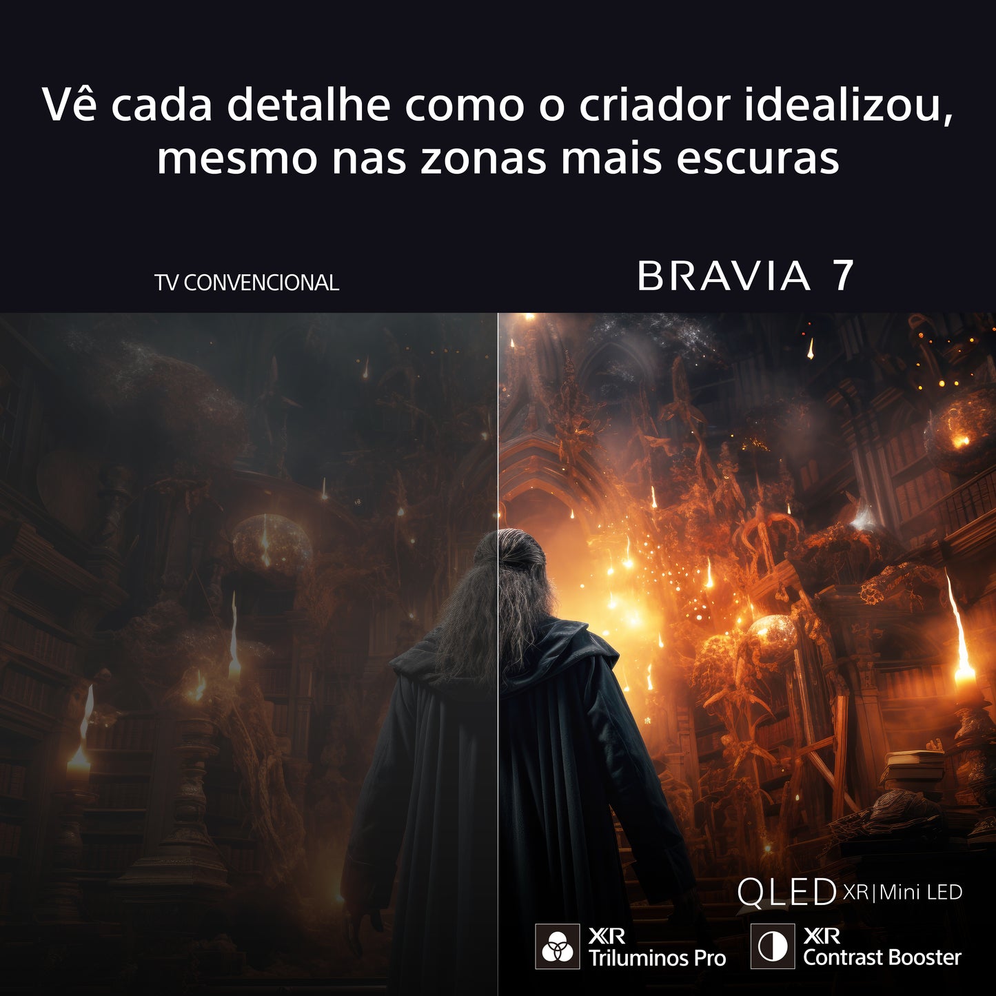Televisor Sony BRAVIA 7 Mini LED de 85" 85XR70