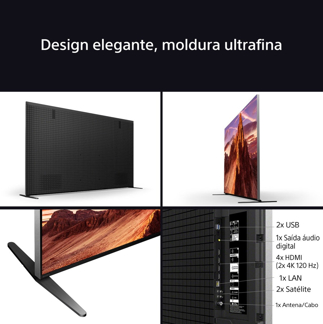 Televisor Sony BRAVIA 9 Mini LED de 75" 75XR90