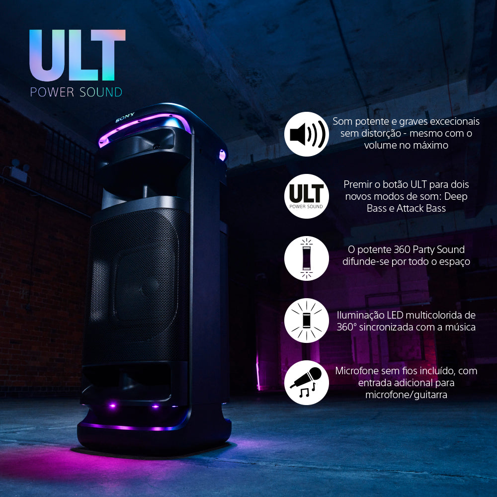 Altavoz de alta potencia Sony ULT TOWER 10 SRS-ULT1000